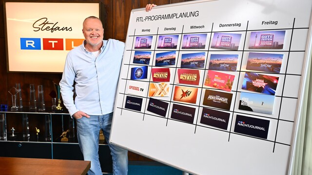"RTL-Chef" Stefan Raab und das geänderte Programm für die Woche vom 15. bis 19. September.