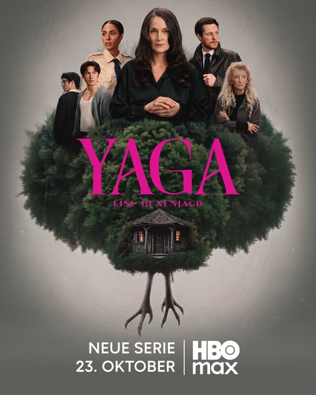 Terminankündigung für "Yaga" von HBO Max.