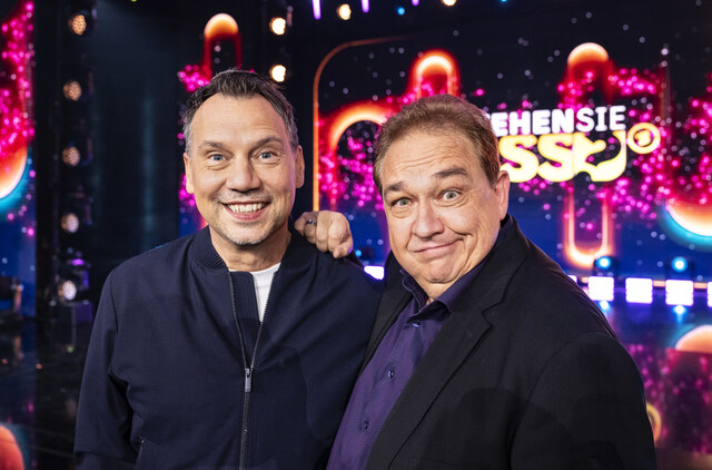 Sebastian Fitzek (l.) und Oliver Kalkofe (r.)