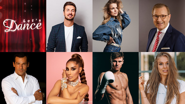(v. l. n. r.): Nicolas Puschmann, Ilse DeLange, Jan Hofer, Erol Sander, Senna Gamour, Simon Zachenhuber und Lola Weippert