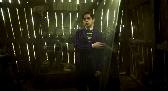 Pugsley Addams und sein ungewöhnliches "Haustier"...