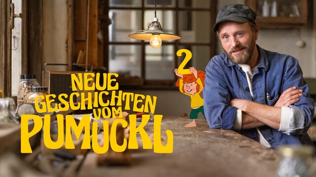 Florian Eder (Florian Br&uuml;ckner) mit dem Pumuckl