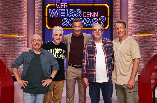 Michael Mittermeier (2. v. l.) und Olli Dittrich (2. v. r.) treten am 14. Oktober an