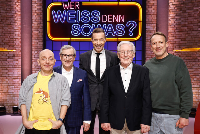 Zu Gast am 15. April: Jan Hofer (2. v. l.) und Jo Brauner (2. v. r.)