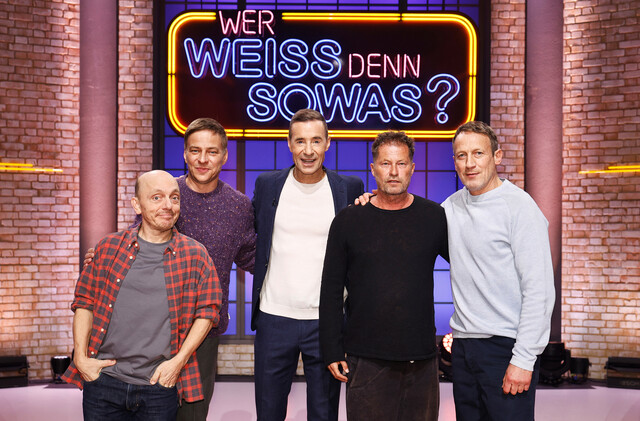 Zu Gast am 4. M&auml;rz 2026: Tom Wlaschiha (2. v. l.) und Til Schweiger (2. v. r.)
