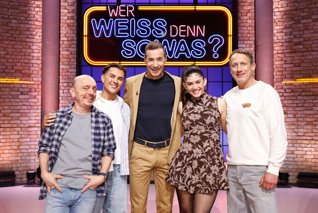 Zu Gast am 9. April: Twenty4Tim (2. v. l.) und Jeannie Wagner (2. v. r.)