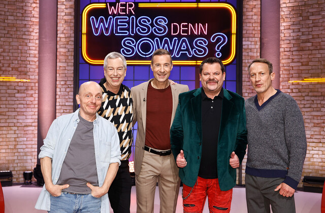 Zu Gast am 13. Mai: Thomas Hermanns (2. v. l.) und Ingo Appelt (2. v. r.)