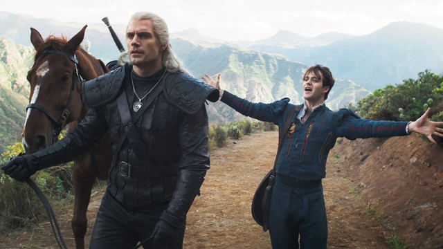 Barde Jaskier mit Geralt auf Reisen