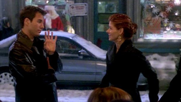 Grace (Debrah Messing) versetzt Will (Eric McCormack) gleich zweimal.