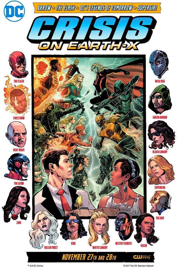 Key-Art für das "Crisis on Earth-X"-Crossover