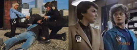 Loretta Swit und Tyne Daley in dem Original-Piloten (l.), Meg Foster als Christine Cagney in der ersten Staffel (r.)