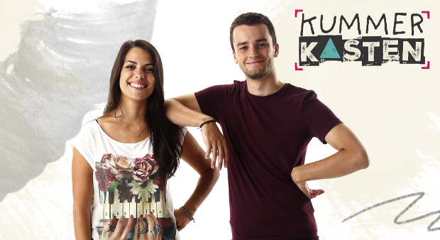 Clarissa Corrêa da Silva und Simon Schneider moderieren den "Kummerkasten"