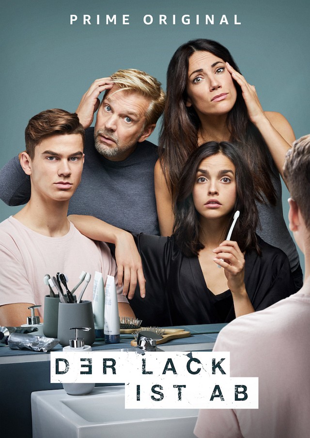Poster zur fünften Staffel von "Der Lack ist ab" mit Benjamin Stein, Kai Wiesinger, Bettina Zimmermann und Luise Befort