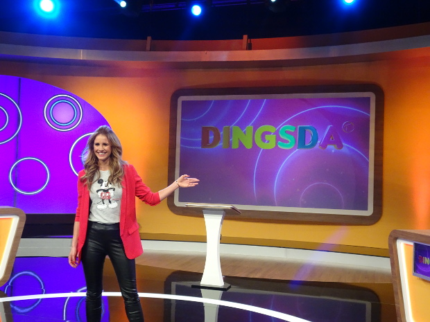 Mareile Höppner im neuen "Dingsda"-Studio