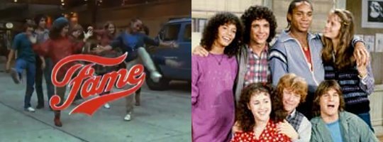 Nur 26 von 136 Episoden von "Fame" schafften es auf deutsche Bildschirme.