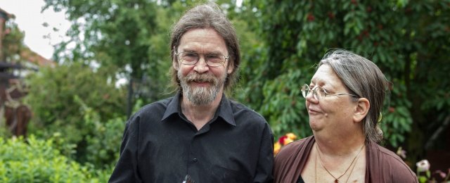 Wolfgang Hohlbein mit Ehefrau Heike