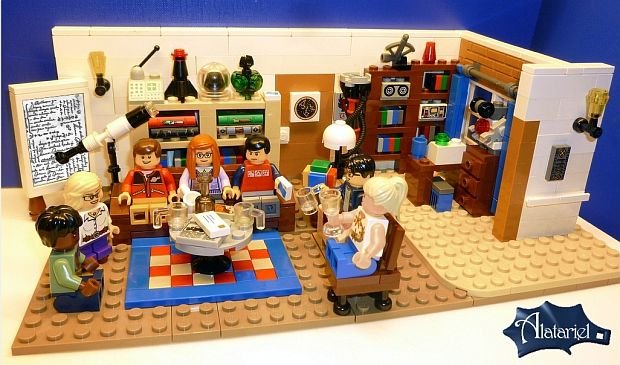 Das Wohnzimmer von Leonard und Sheldon aus "The Big Bang Theory"