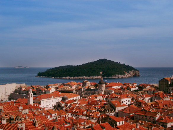 Altstadt von Dubrovnik und Insel Lokrum