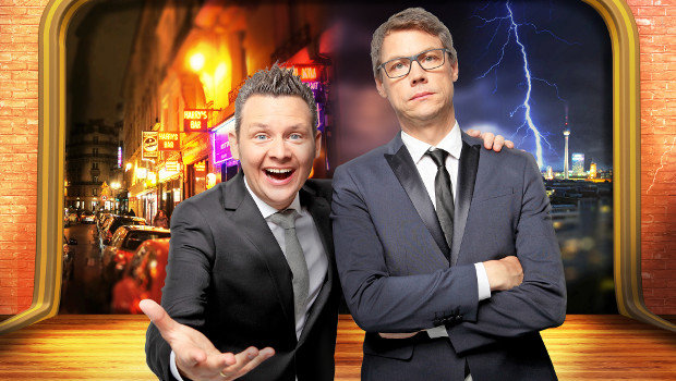 Wollen mit neuer Late-Night-Show durchstarten: Tobias Mann (l.) und Christoph Sieber (r.)