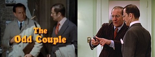 Jack Klugman und Tony Randall als die Väter von Oscar und Felix in "Our Fathers".