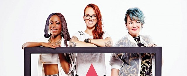 Bella Garcia, Stefanie Heinzmann und Miss Platnum bildeten die "Popstars"-Jury