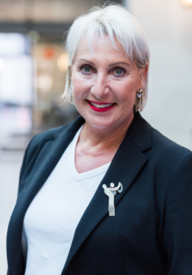 Sabine Zimmermann bei der diesjährigen Verleihung des "XY-Preises" in Berlin