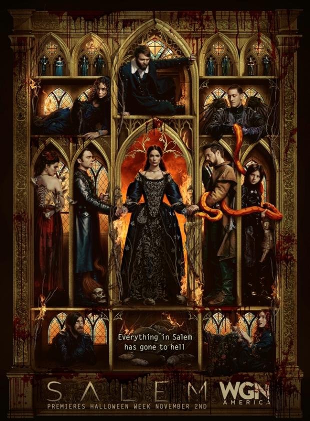 Die Key-Art zur dritten Staffel von "Salem"