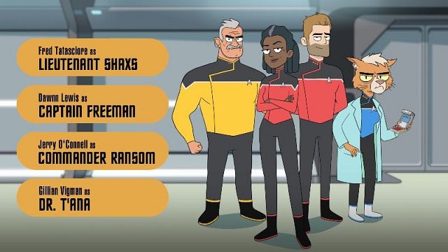 Die Nebenfiguren von "Lower Decks"