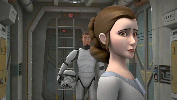 Prinzessin Leia Organa von Alderan unterstützt die Rebellion.