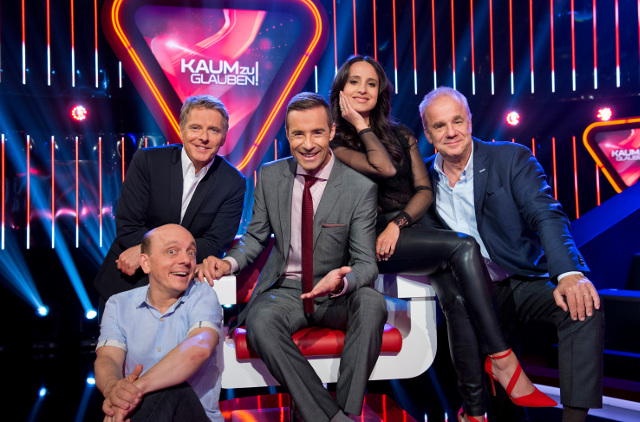 Stephanie Stumph und das "Kaum zu glauben!"-Team