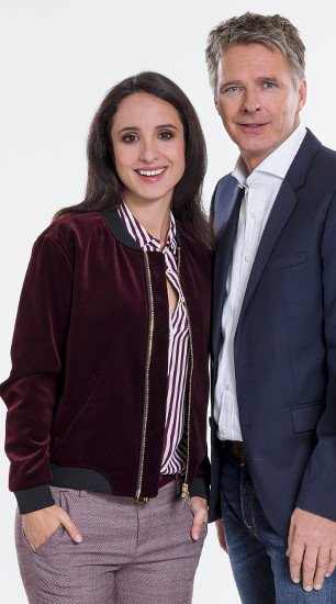 Stephanie Stumph und Jörg Pilawa