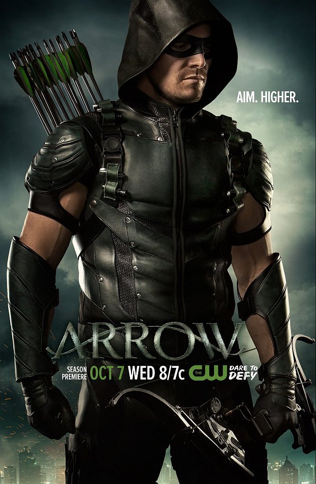 "Aim Higher"-Poster zur 4. Staffel von "Arrow"