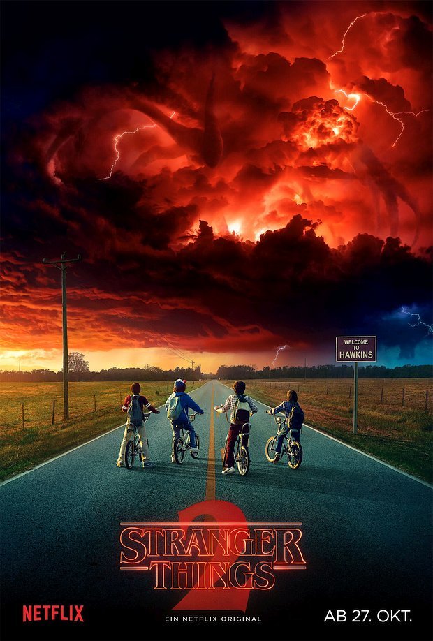 Das Poster zur zweiten Staffel von "Stranger Things"