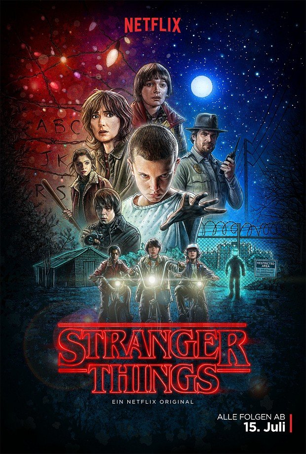 Deutschsprachiges Poster zu "Stranger Things"