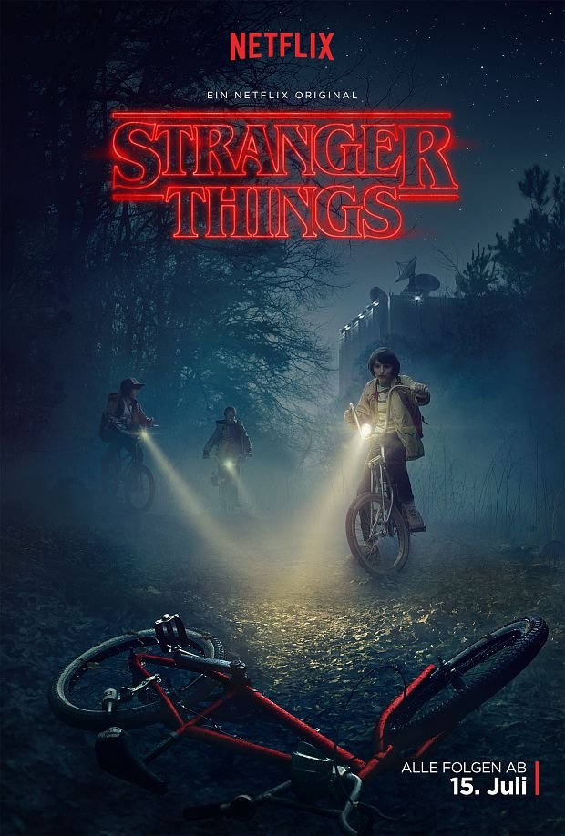 Deutschsprachiges Poster zu "Stranger Things"