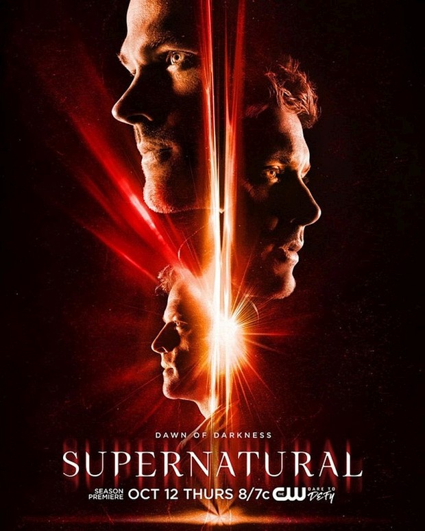 Das Poster zur 13. Staffel von "Supernatural"