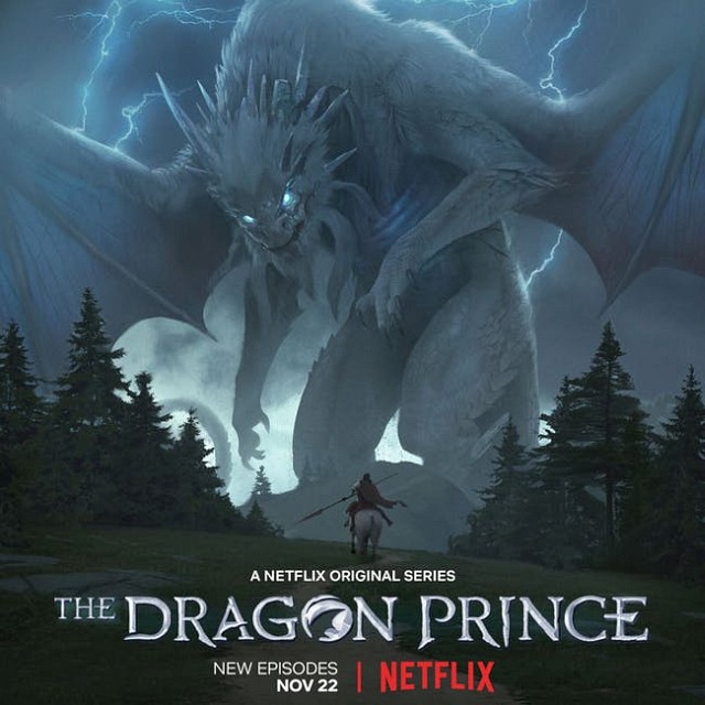 Poster zur dritten Staffel von "Der Prinz der Drachen"