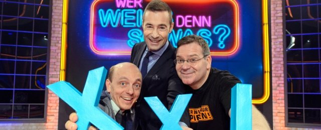 "Wer weiß denn sowas?" mit Bernhard Hoecker, Kai Pflaume &amp; Elton