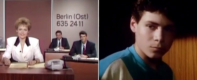 Annette Judt im Berliner Aufnahmestudio (l.). Der 13-jährige Schüler Stefan im "XY"-Filmfall vom Oktober 1992 (r.).