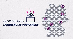 Deutschlands spannendste Wahlkreise