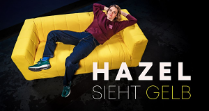 Hazel sieht gelb