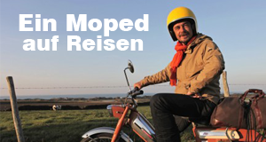 Ein Moped auf Reisen