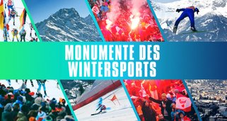 Monumente des Wintersports