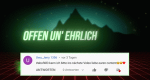 offen un' ehrlich