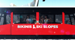 Bikinis und Skirampen