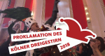 Proklamation des Kölner Dreigestirns